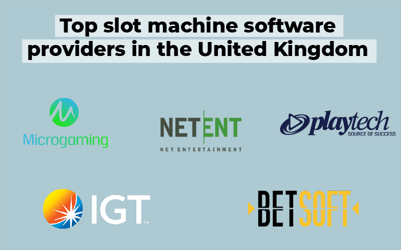 Top slot machine software providers in the United States